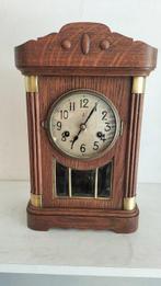 Tafelklok - Art Deco Messing, Glas, Hout - 1920-1930