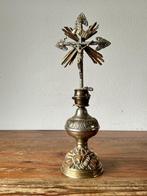 Antiek Crucifix - Verzilverd, Koper - 1910-1920 - Staande