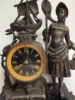 Figurale pendule - H. Luppens & Cie - Messing - 1850-1900