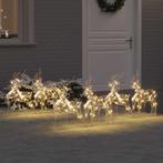 vidaXL LED Rendieren met 180 LED 6 pcs Goud PET, Diversen, Kerst, Verzenden, Nieuw
