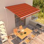 vidaXL Luifel automatisch uittrekbaar 400x300 cm oranje en, Verzenden, Nieuw