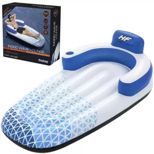 Bestway Opblaasbare Luchtmatras met Rugleuning - Luxe en..., Watersport en Boten, Duiken, Nieuw, Ophalen of Verzenden
