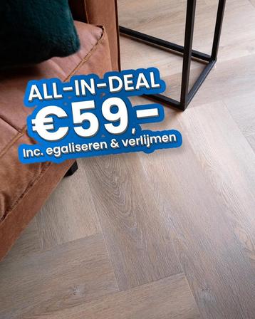 Plak pvc Visgraat naturel eiken |  Belakos Attico Visgraat beschikbaar voor biedingen