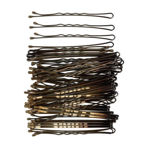 Schuifspeldjes Basic – Bruin Goud – 6cm – 100 Stuks, Sieraden, Tassen en Uiterlijk, Uiterlijk | Haarverzorging