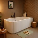 Ligbad Havana 170 x 80 x 58 cm Half Vrijstaand Links wit, Verzenden, Nieuw, Bad