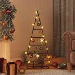 vidaXL Kerstdecoratie kerstboom 90 cm metaal zwart, Diversen, Kerst, Verzenden, Nieuw