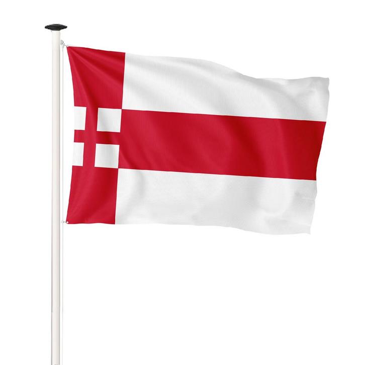 Vlag Amersfoort 100x150cm (voor gevelstok), Diversen, Vlaggen en Wimpels, Nieuw