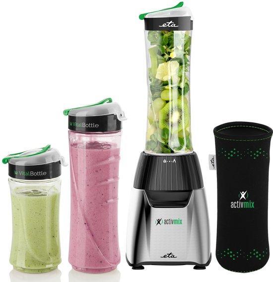 2dekans | ETA ActivMix Blender To Go met 3 Tritan Flessen –, Witgoed en Apparatuur, Blenders, Zo goed als nieuw, Ophalen of Verzenden