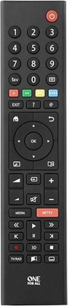 One For All URC1915 Grundig Afstandsbediening - Zwart, Audio, Tv en Foto, Televisiebeugels, Verzenden