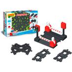 Unico plus treinrails set met kruising en spoorwegovergang -, Kinderen en Baby's, Speelgoed | Duplo en Lego, Verzenden, Nieuw
