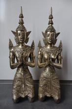 2 Grote tempelwachters Thepanom 43 cm hoog - sculptuur -, Antiek en Kunst
