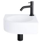Fonteinset Differnz Cleo 30x30x10 cm Keramiek Wit Met Kraan, Ophalen of Verzenden, Nieuw, Overige typen