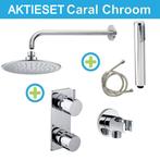 ACTIE Wiesbaden Inbouw Regendouche | Caral | Rechthoek, Ophalen of Verzenden, Nieuw, Chroom, Kraan