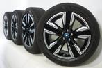BMW iX3 G08 842 19 inch velgen Michelin Runflat Winterbanden, Auto-onderdelen, Banden en Velgen, 19 inch, Gebruikt, Velg(en), Winterbanden