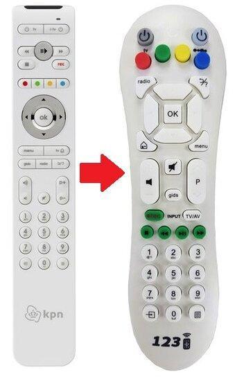 KPN / ARRIS VIP2952 afstandsbediening, Audio, Tv en Foto, Afstandsbedieningen, Verzenden