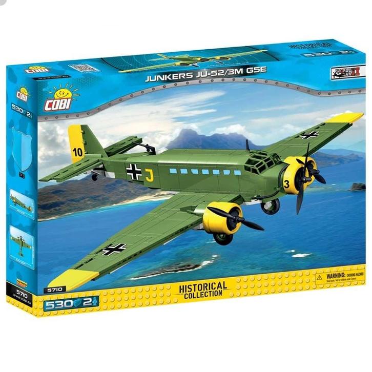 COBI  WW2 5710 - Junkers JU-52/3M G5E (Leger bouwsets), Kinderen en Baby's, Speelgoed | Bouwstenen, Nieuw, Verzenden