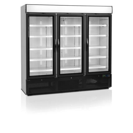 Displaykoeler | Zwart | 3 Glazen deuren | 206 x 70 x 199 cm, Zakelijke goederen, Horeca | Keukenapparatuur, Verzenden