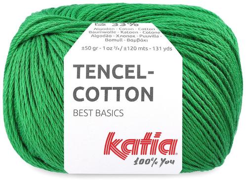 Katia Tencel-Cotton - 12 groen - Lyocell/Katoen Garen, Hobby en Vrije tijd, Breien en Haken, Ophalen of Verzenden