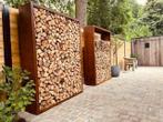 Cortenstaal Houtopslag | Houthok | Tuinhout | Zitteninjetuin