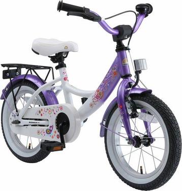 Bikestar Classic 14 Inch Meisjes Lilac &amp; White Demo beschikbaar voor biedingen