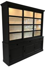 Buffetkast zwart  Ermelo 260 x 240cm led verlichting, Ophalen of Verzenden, Nieuw