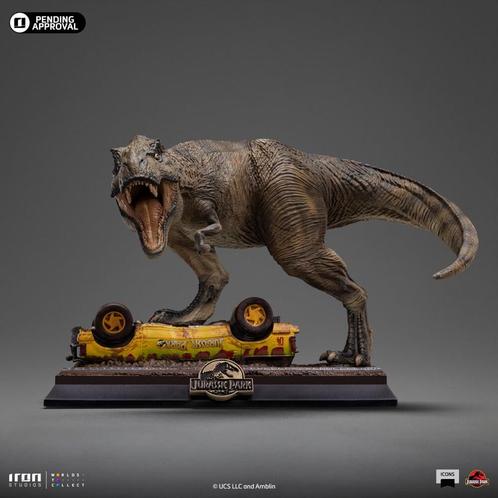 Jurassic Park Icons Statue T-Rex Attack 15 cm, Verzamelen, Film en Tv, Nieuw, Ophalen of Verzenden