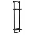 Woonexpress Wandrek Bemmel Zwart  - 20x90x15cm (BxHxD)