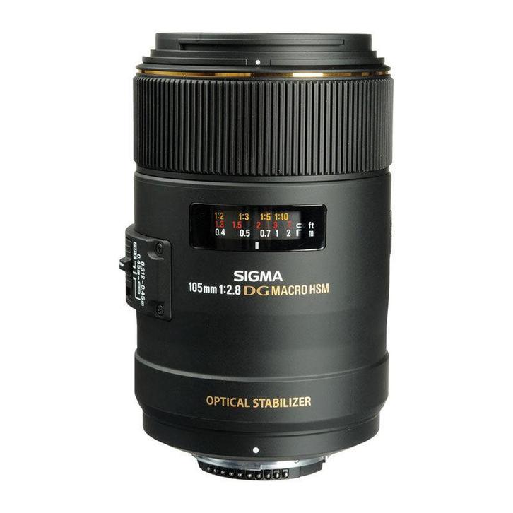 Sigma 105mm F2.8 EX DG OS HSM Macro Nikon F-Mount - Nieuw!, Audio, Tv en Foto, Fotografie | Lenzen en Objectieven, Macrolens, Nieuw