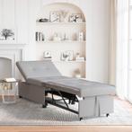vidaXL Sofa Bed Grijs 194 x 67 x 37 cm Stof, Verzenden, Nieuw, Stof, Minder dan 150 cm