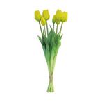 Classic Tulip Tulp Duchesse 7 st. geel 47 cm kunstbloem - Bu, Huis en Inrichting, Woonaccessoires | Overige, Nieuw, Verzenden