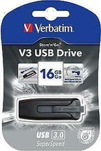 Verbatim | USB Stick | 16 GB | USB 3.0 | V3 | Store 'n' Go, Computers en Software, USB Sticks, Nieuw, Verzenden