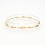 Armband - 18 karaat Geel goud - Parel, Sieraden, Tassen en Uiterlijk, Armbanden, Nieuw