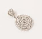 Hanger - 18 karaat Witgoud - 0.96ct. tw. Diamant, Sieraden, Tassen en Uiterlijk, Antieke sieraden