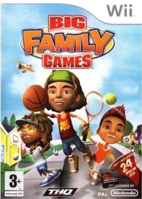 Big Family Games Wii Garantie & morgen in huis!, Spelcomputers en Games, Games | Nintendo Wii, 1 speler, Zo goed als nieuw, Vanaf 3 jaar