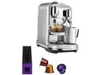 Sage Nespresso Creatista Pro Zilver, Verzenden, Zo goed als nieuw