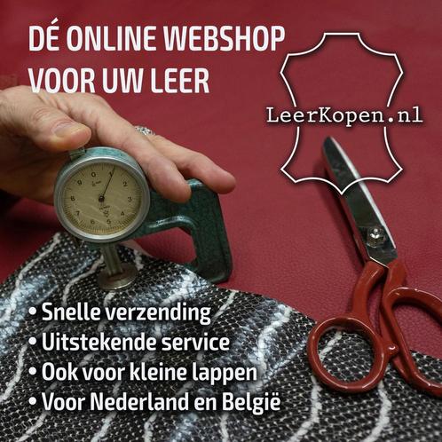 Uw online shop voor leren lappen in A-kwaliteit, Hobby en Vrije tijd, Naaien en Fournituren, Overige typen, Nieuw, Ophalen of Verzenden
