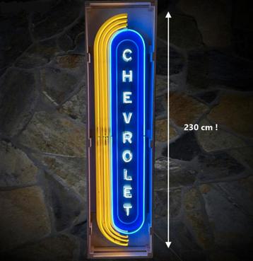 Chevrolet Dealer XXL (Echte) Neon Verlichting 230 x 50 cm beschikbaar voor biedingen
