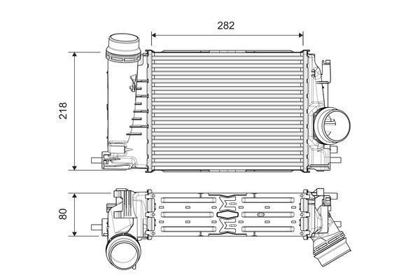 INTERCOOLER RENAULT 1,3TCE MEGANE IV SCENIC IV, Auto-onderdelen, Overige Auto-onderdelen, Nieuw, Verzenden