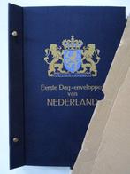 Nederland - Accessoires: Zes DAVO FDC-albums + 30 extra, Gestempeld