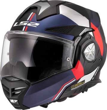 LS2 FF901 Advant X Ultra Blauw Rood 06 Systeemhelm beschikbaar voor biedingen