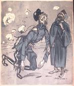 Duitse terugtrekken tijdens Eerste Wereldoorlog op spotprent, Verzenden