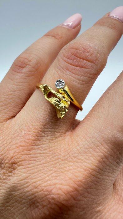Lapponia - Ring - 18 karaat Geel goud Diamant (Natuurlijk), Sieraden, Tassen en Uiterlijk, Ringen