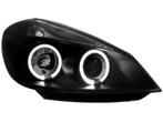Koplampen Renault Clio 3 05-09 Angel Eyes zwart, Auto-onderdelen, Ophalen of Verzenden, Nieuw