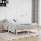 vidaXL Bedframe zonder matras massief grenenhout 193x203 cm, Bruin, Verzenden, Hout, Nieuw