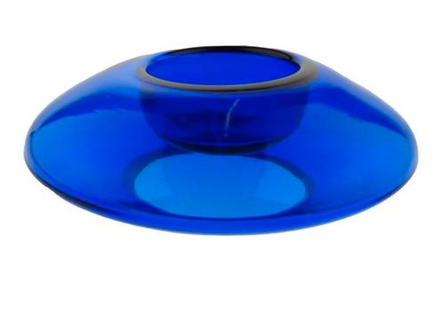 Waxinelicht houder van glas, Verzamelen, Glas en Borrelglaasjes, Gebruikt, Verzenden