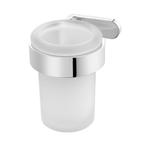 Natura Bekerhouder Met Mat Glazen Beker Messing Chroom 7 Cm, Huis en Inrichting, Ophalen of Verzenden, Nieuw