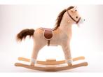 Hobbelpaard Hout - Hobbelpaard met Geluid - 64CM Hoog -, Verzenden, Zo goed als nieuw