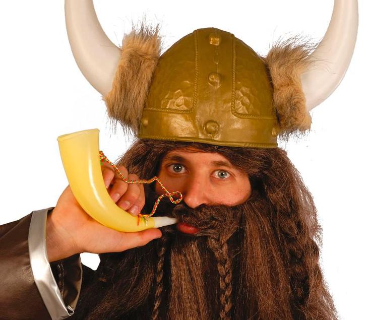 Viking Hoorn 24cm, Hobby en Vrije tijd, Feestartikelen, Nieuw, Verzenden