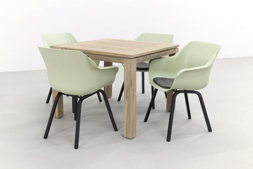 Hartman Sophie tuinstoel French Green/Rome grey 100 cm. -, Tuin en Terras, Tuinsets en Loungesets, Tuinset, Nieuw, Hout, Verzenden