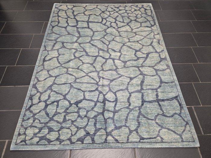 Moderne vintage designteppich met zijde nieuw - Vloerkleed -, Antiek en Kunst, Curiosa en Brocante